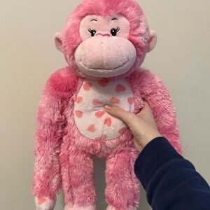 Build a bear Valentine Monkey